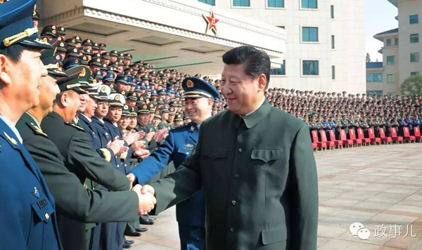 习近平视察南京军区机关 习近平视察南京军区机关
