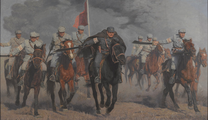 1911 窦鸿 吉鸿昌 2015年 布面油彩 185×307cm 中国美术馆藏_副本.jpg