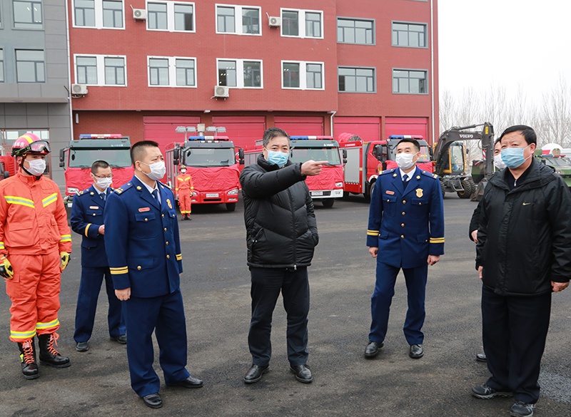 松原市委常委,常务副市长姜国凡深入松原支队调研指导重点工作开展